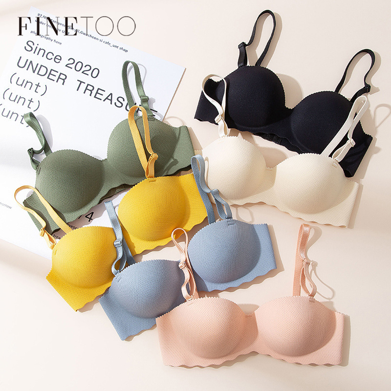 Underwire Bra Padded - ผู้หญิงหน้าอกเล็กชุดชั้นใน Push Up Bras Bralette ไร้สายสายรัดที่ถอดออกได้