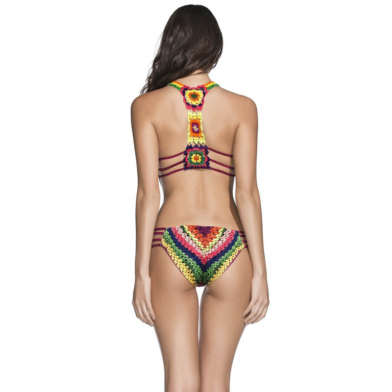 ชุดบิกินี่พิมพ์ลายเอวสูงสำหรับ - Underwire Bra Padded บทวิจารณ์และราคา