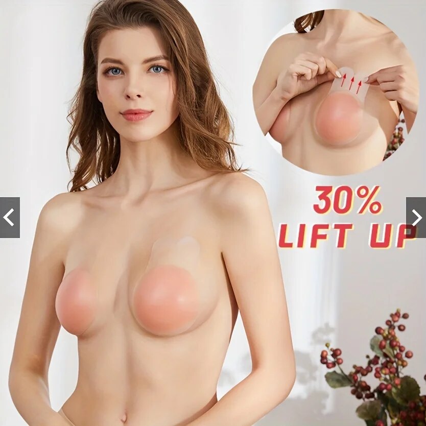 แผ่นแปะหน้าอกยกกระชับหน้าอกสำห - Push Up Bra Silicone บทวิจารณ์และราคา