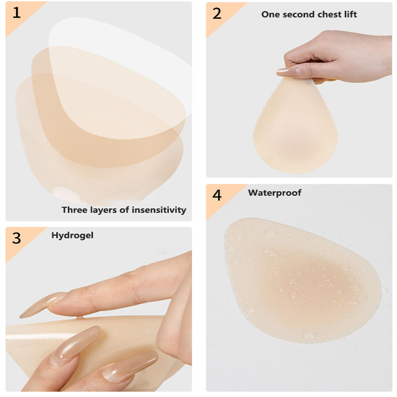 แผ่นปิดจุกนมซิลิโคนแบบไร้สาย ย - Push Up Bra Silicone บทวิจารณ์และราคา