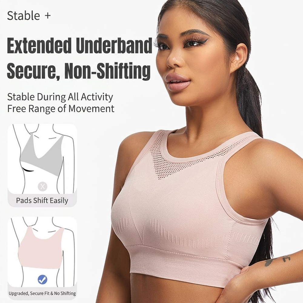 เสื้อชั้นในกีฬาไร้ตะเข็บสำหรับ - Underwire Bra Padded บทวิจารณ์และราคา