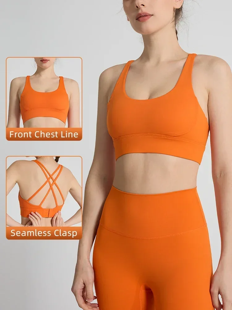สีทึบผู้หญิงกีฬา Bra เซ็กซี่สา - Sports Bra Racerback บทวิจารณ์และราคา